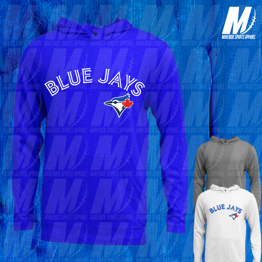 Blue Jays Soft Tek Long Sleeve Hoodie Tee