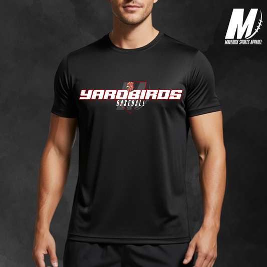 Yardbirds Block Letter Xtreme Tek Drifit Tee