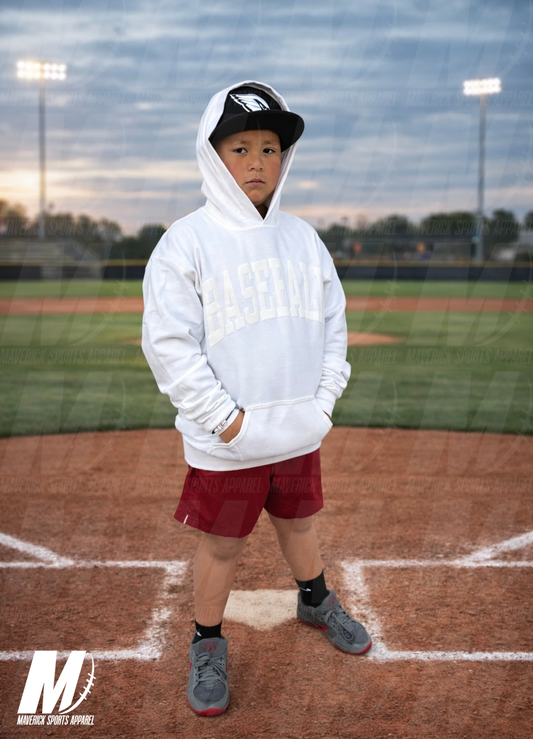 Maverick Baseball Essentials Hoodie — Ice Out