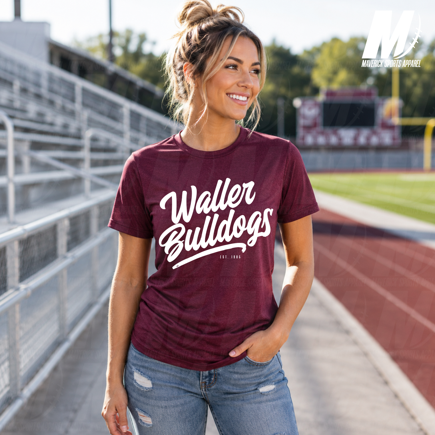 Waller Junior High Bulldogs Heritage Script – Soft Tek Series