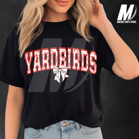 Yardbirds Baseball Varsity Floral Tee