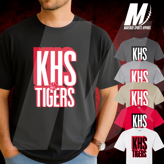 KHS Stacked Mascot Comfort Colors® Tee