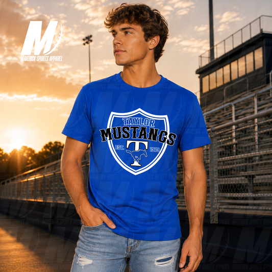 Taylor Mustangs Vintage Shield – Soft Tek Series