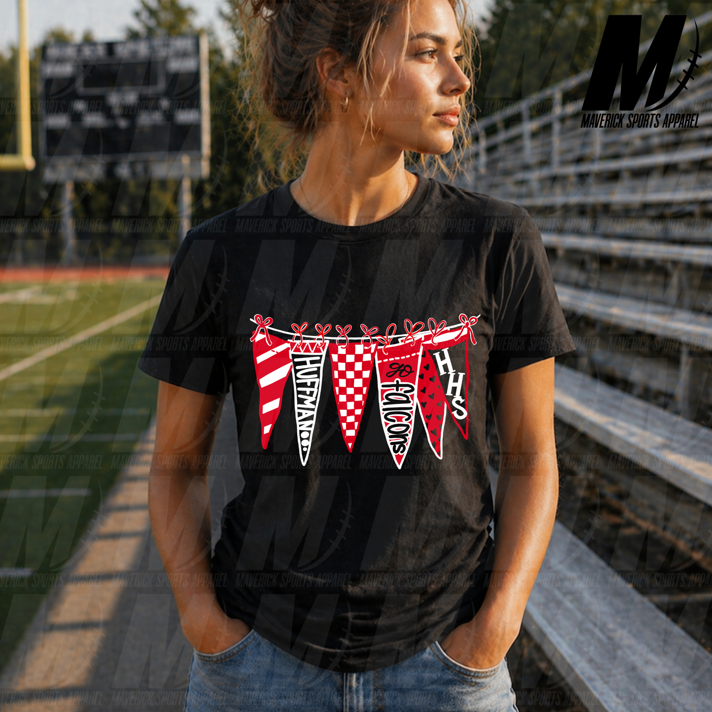 McReavy Mustangs Hand-Drawn Pennant Banner – All Styles Collection