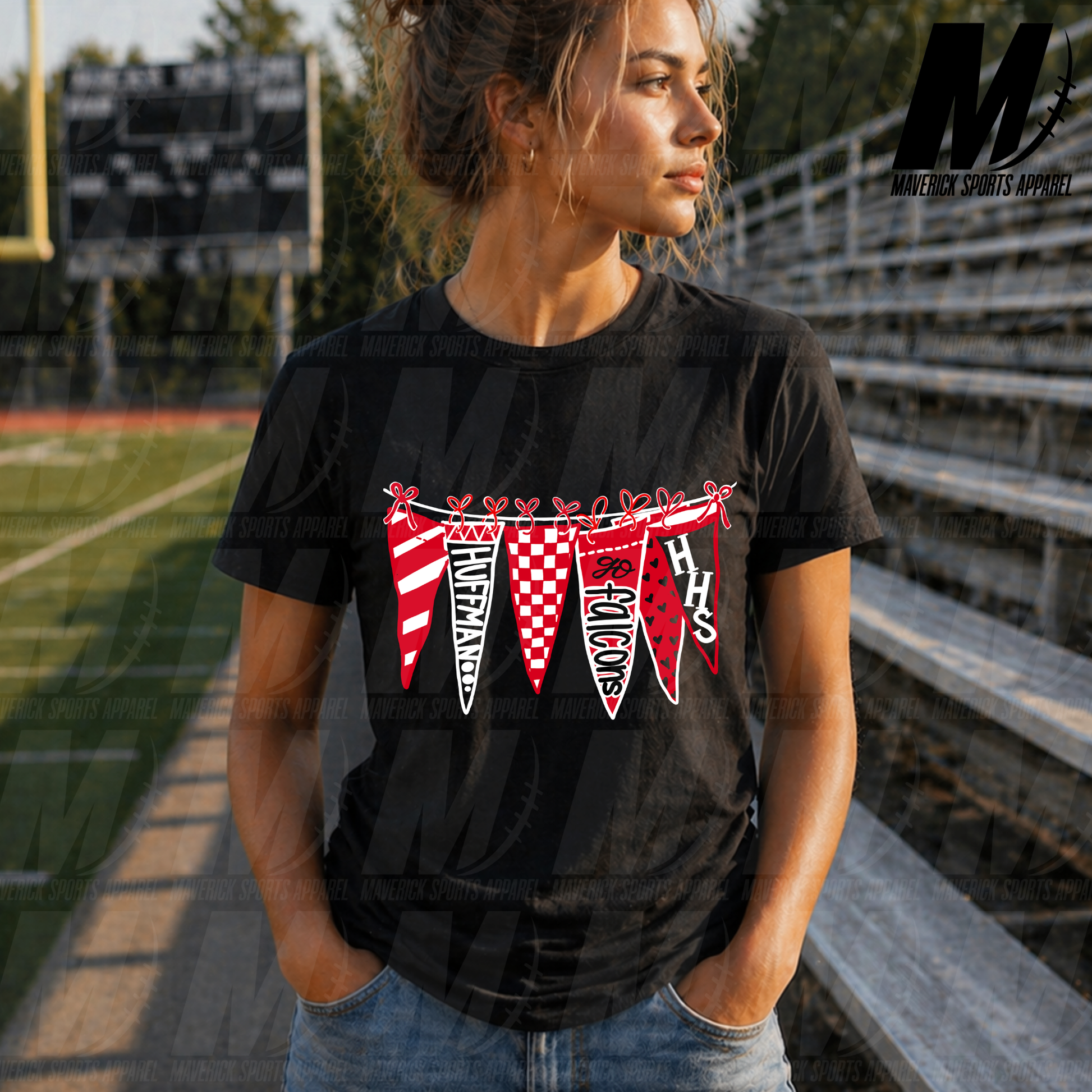 McReavy Mustangs Hand-Drawn Pennant Banner – All Styles Collection