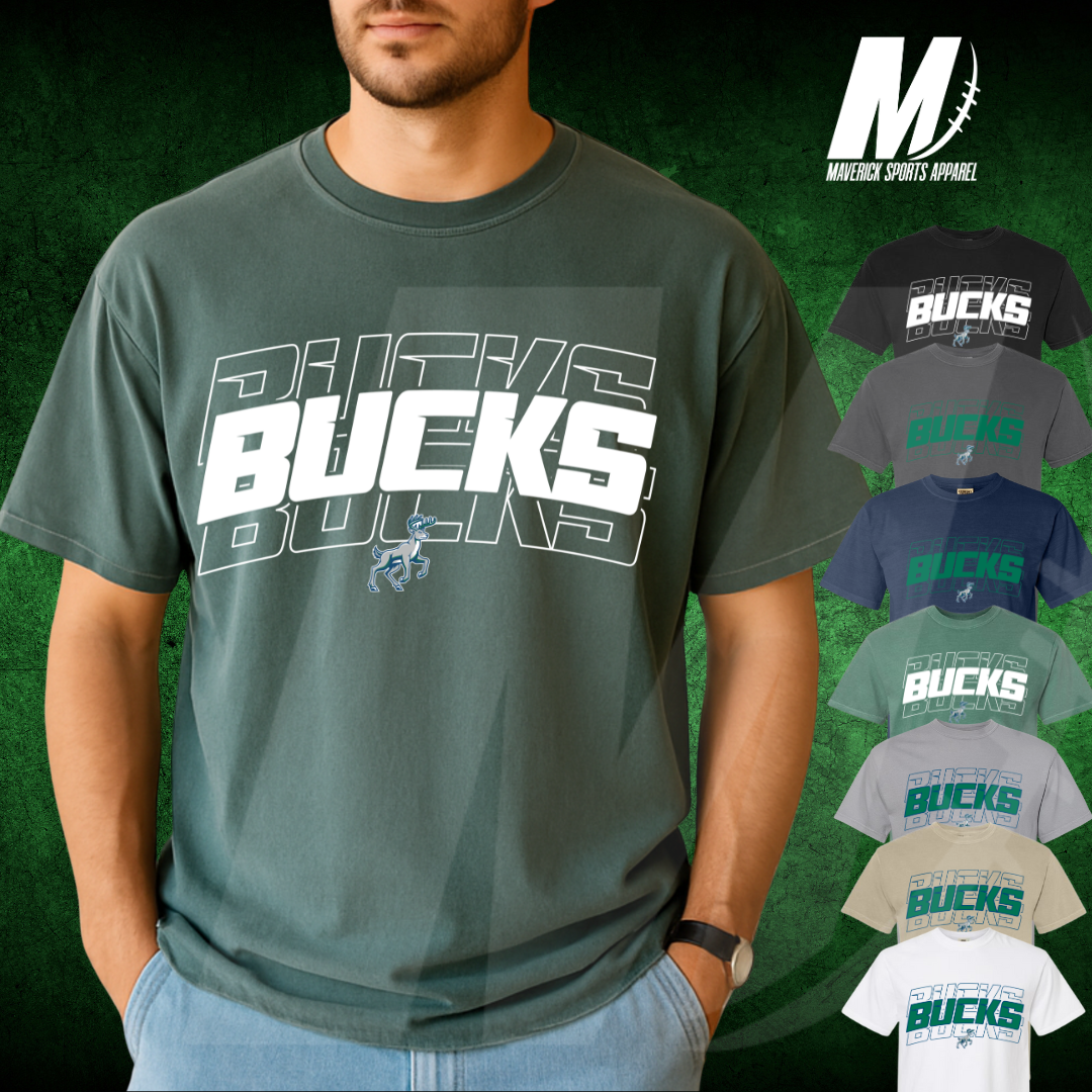 Bucks Stacked Comfort Colors® Tee