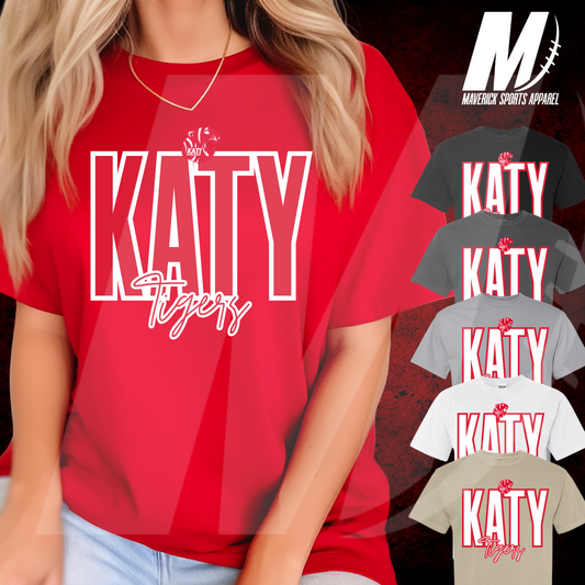 Katy Tigers Bold Script Tee – Comfort Colors®