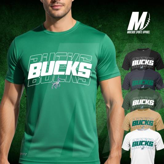 Bucks Stacked Tee – Xtreme Tek Dri-Fit