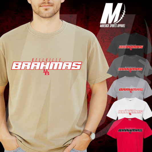 Bellville Brahmas Block Letter Tee – Comfort Colors®