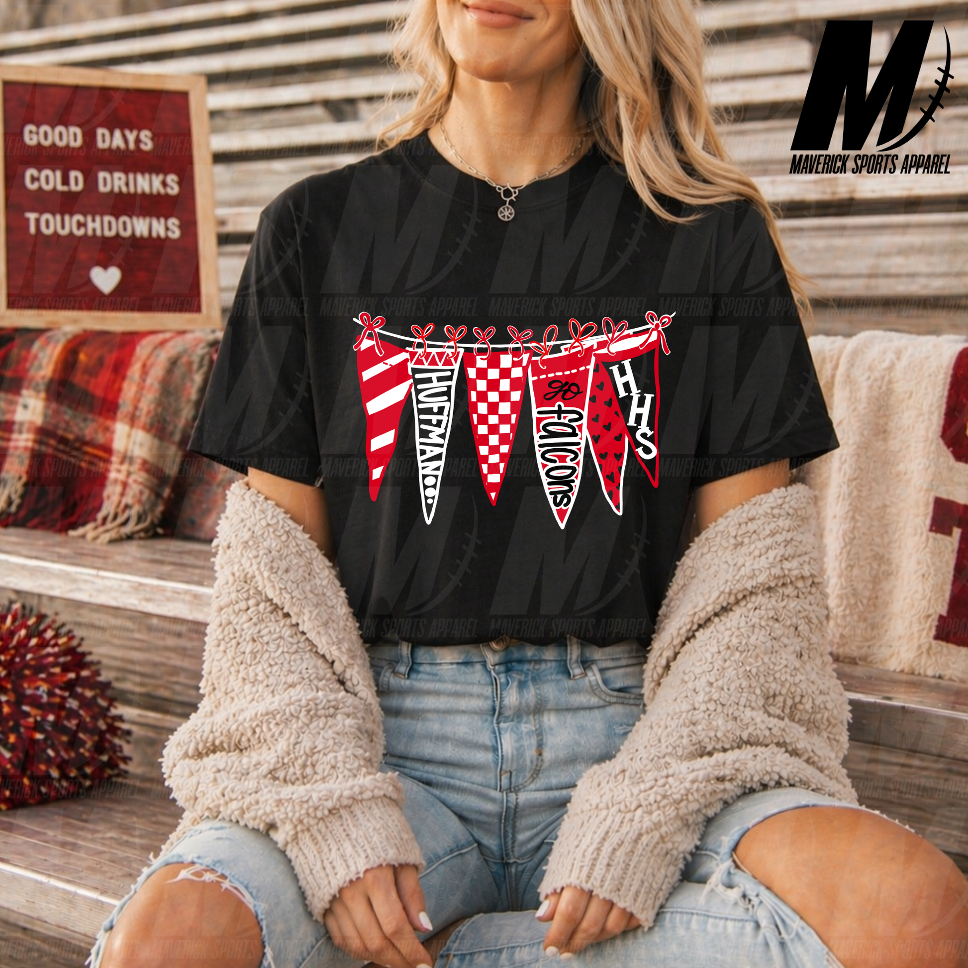 McReavy Mustangs Hand-Drawn Pennant Banner – All Styles Collection