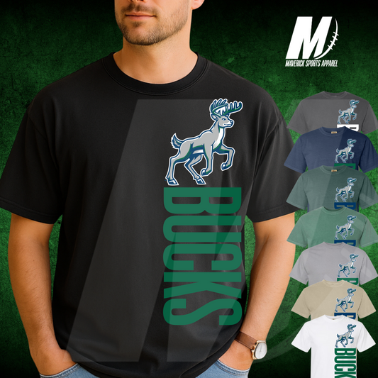 Bucks Vertical Mascot Tee – Comfort Colors®