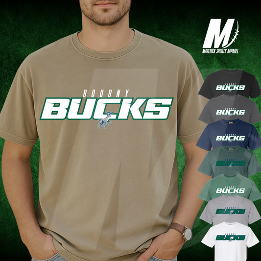 Boudny Bucks Block Letter Tee – Comfort Colors®