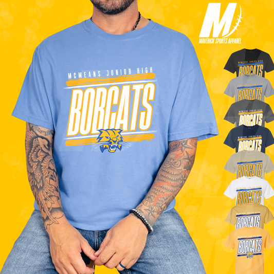 McMeans JH Bobcats Varsity Comfort Colors® Tee
