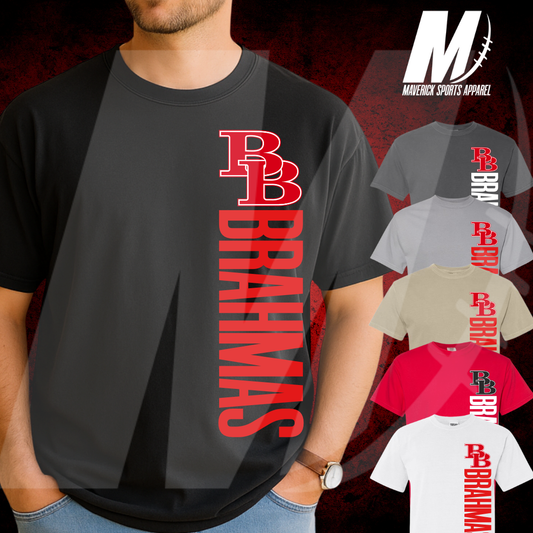 Bellville BrahmasVertical Mascot Tee – Comfort Colors®