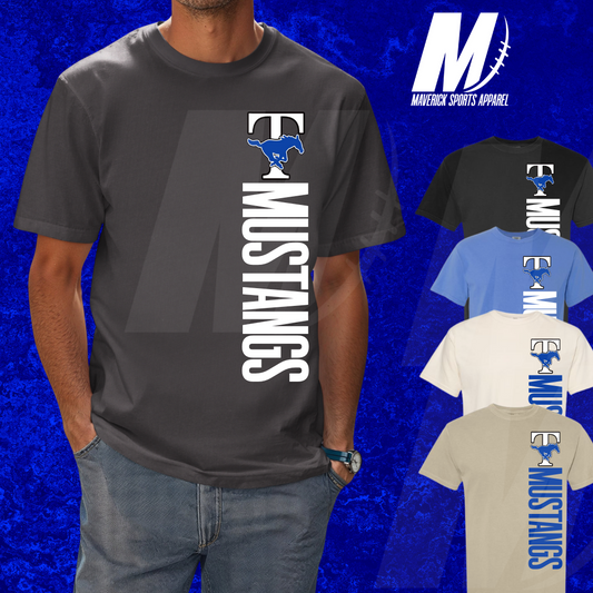 Taylor Mustangs Vertical Mascot Tee – Comfort Colors®