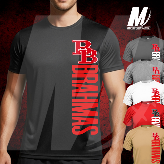 Bellville Brahmas Vertical Mascot Tee – Xtreme Tek Dri-Fit