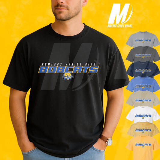 McMeans Bobcats Block Letter Tee – Comfort Colors®