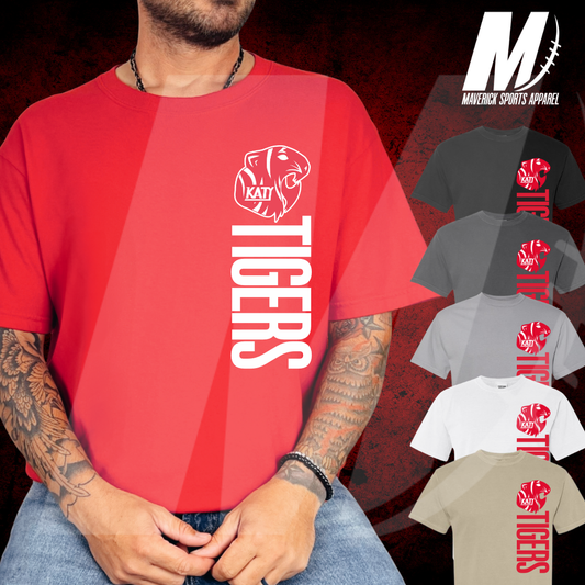 Katy Tigers Vertical Mascot Tee – Comfort Colors®