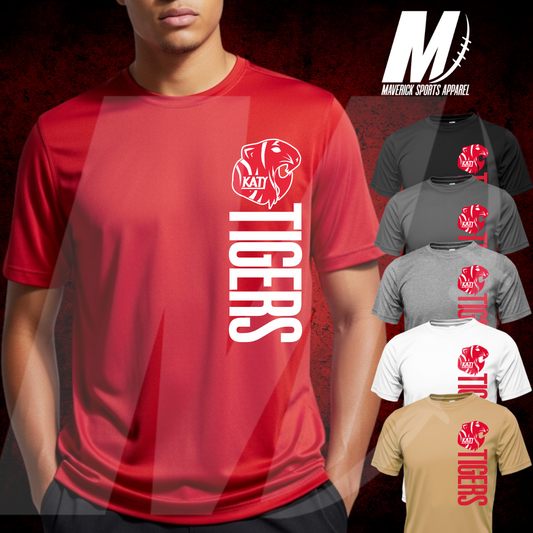 Katy Tigers Vertical Mascot Tee – Xtreme Tek Dri-Fit