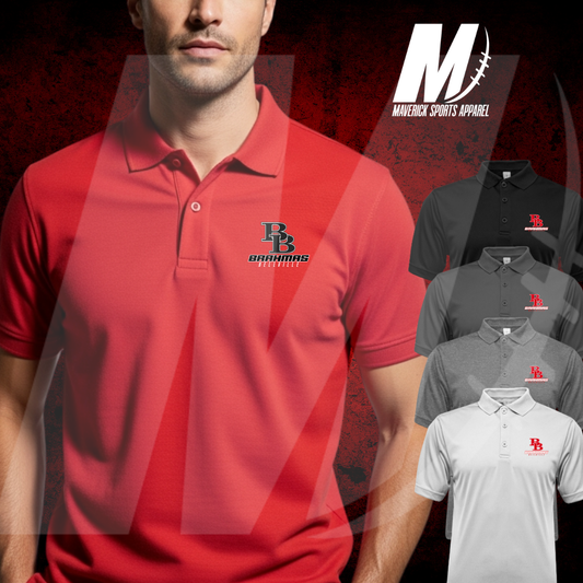 Bellville Brahmas Xtreme-Tek Performance Polo