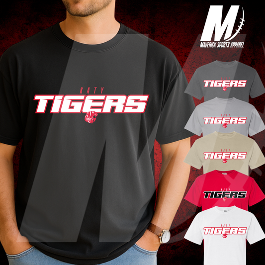 Katy Tigers Block Letter Tee – Comfort Colors®