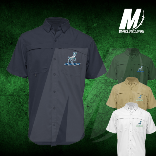 Boudny Bucks Men’s Short Sleeve Fishing Shirt