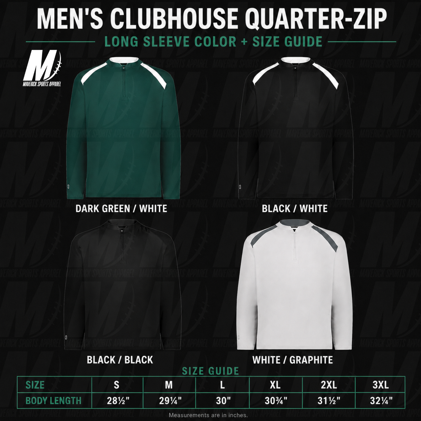 Cardiff Colts Men's Clubhouse Long Sleeve Quarter-Zip Pullover