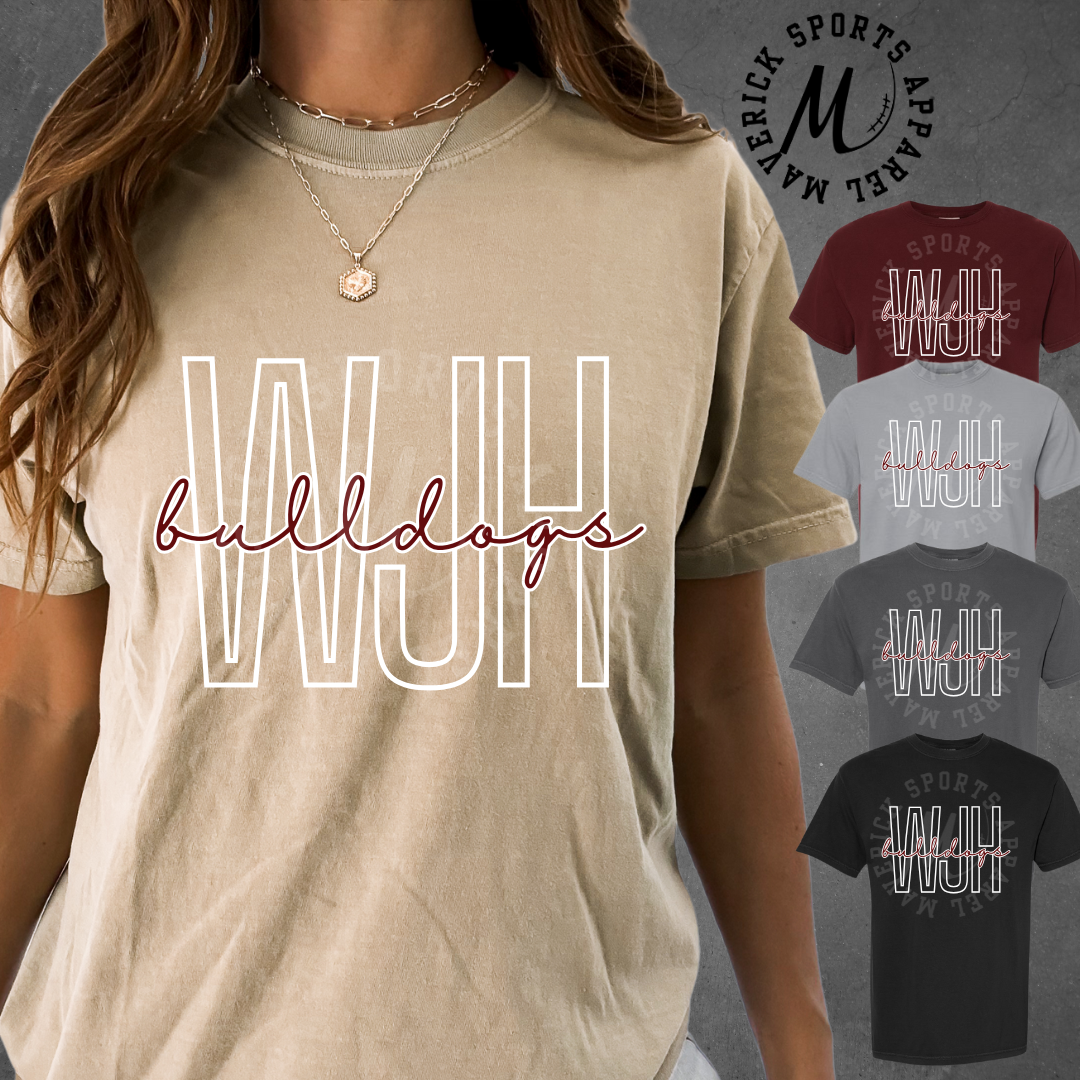 Waller Junior High Neon Script Outline Tee – Comfort Colors®