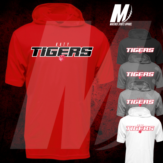 Katy Tigers Xtreme-Tek Short Sleeve Hood