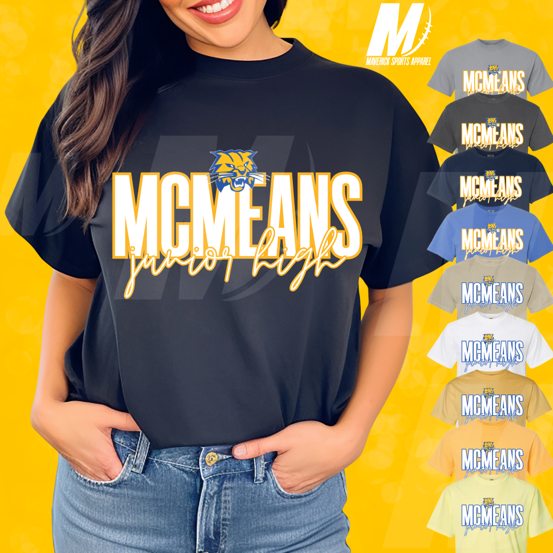 McMeans Bobcats Bold Script Tee – Comfort Colors®