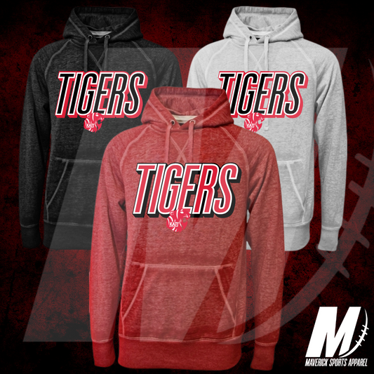 Katy Tigers Adult Burnout Hoodie