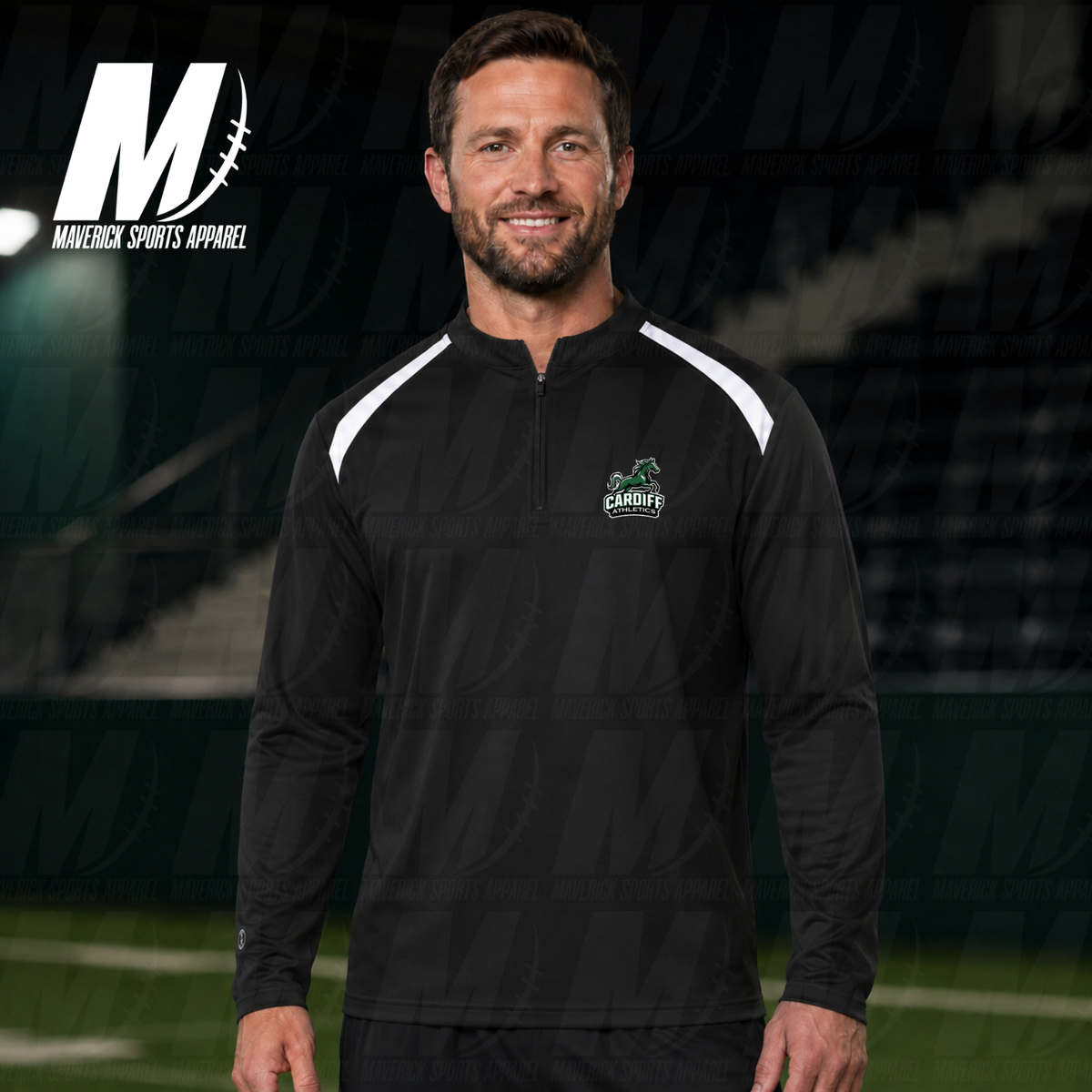 Cardiff Colts Men's Clubhouse Long Sleeve Quarter-Zip Pullover