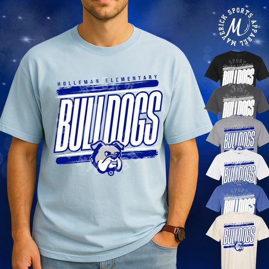 Holleman Elementary Bulldogs Varsity Tee – Comfort Colors®