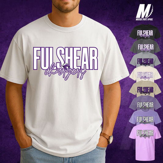 Fulshear Chargers Bold Script Tee – Comfort Colors®