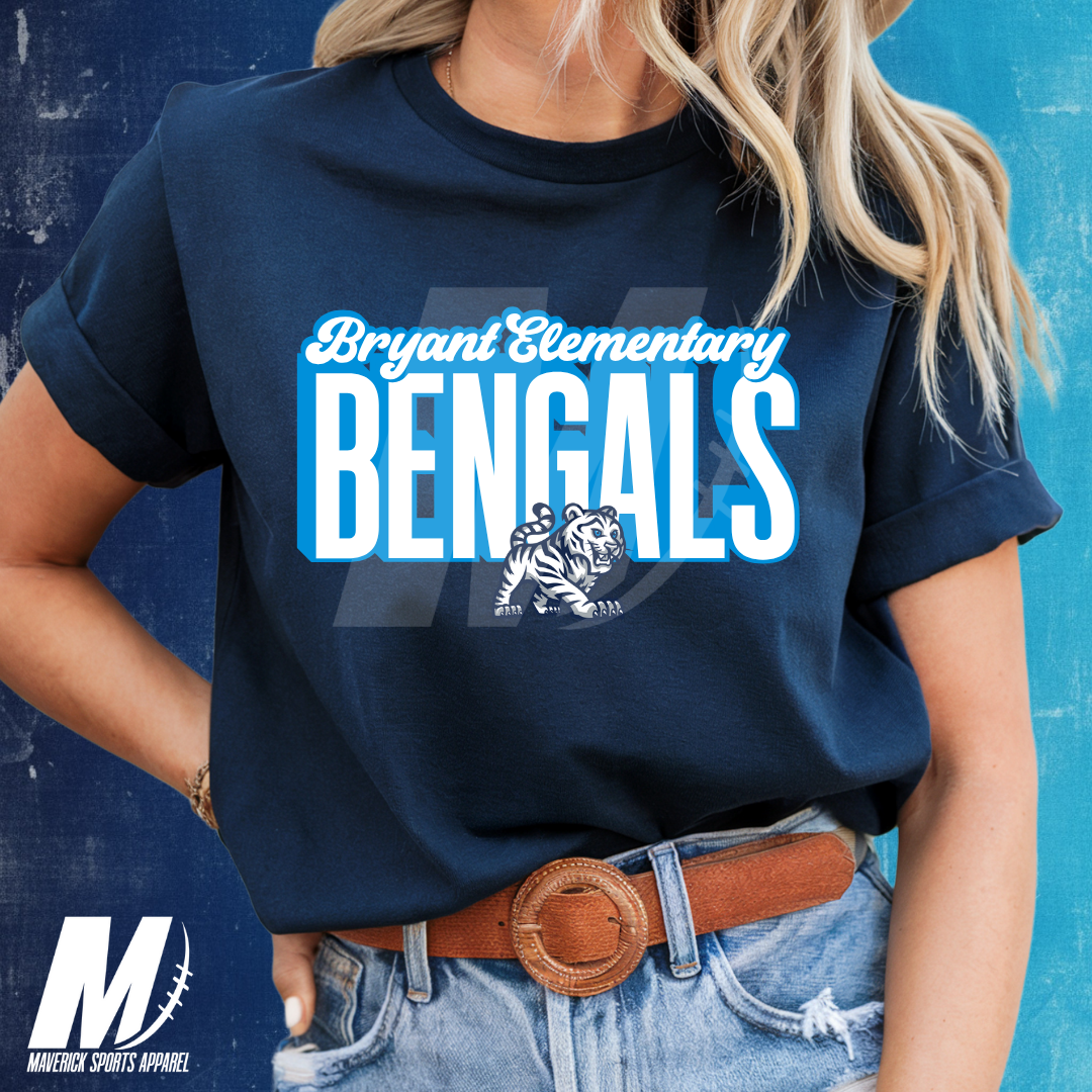 Bryant Bengals Block Script – Comfort Colors® Tee