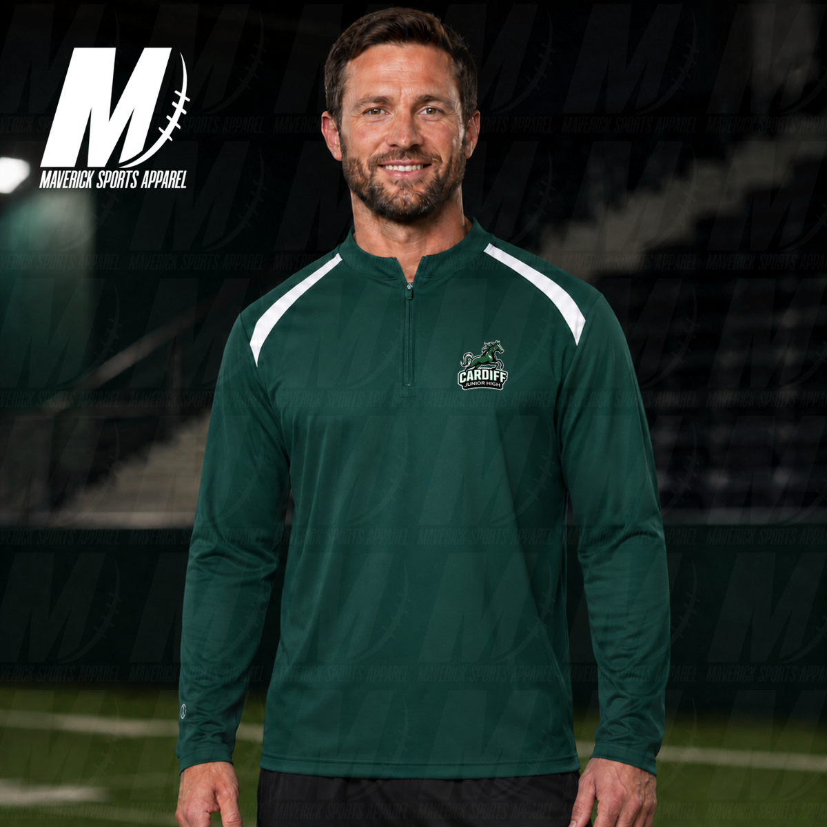 Cardiff Colts Men's Clubhouse Long Sleeve Quarter-Zip Pullover