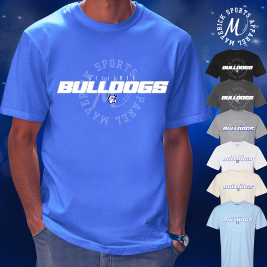 Holleman Elementary Bulldogs Block Letter Tee – Comfort Colors®