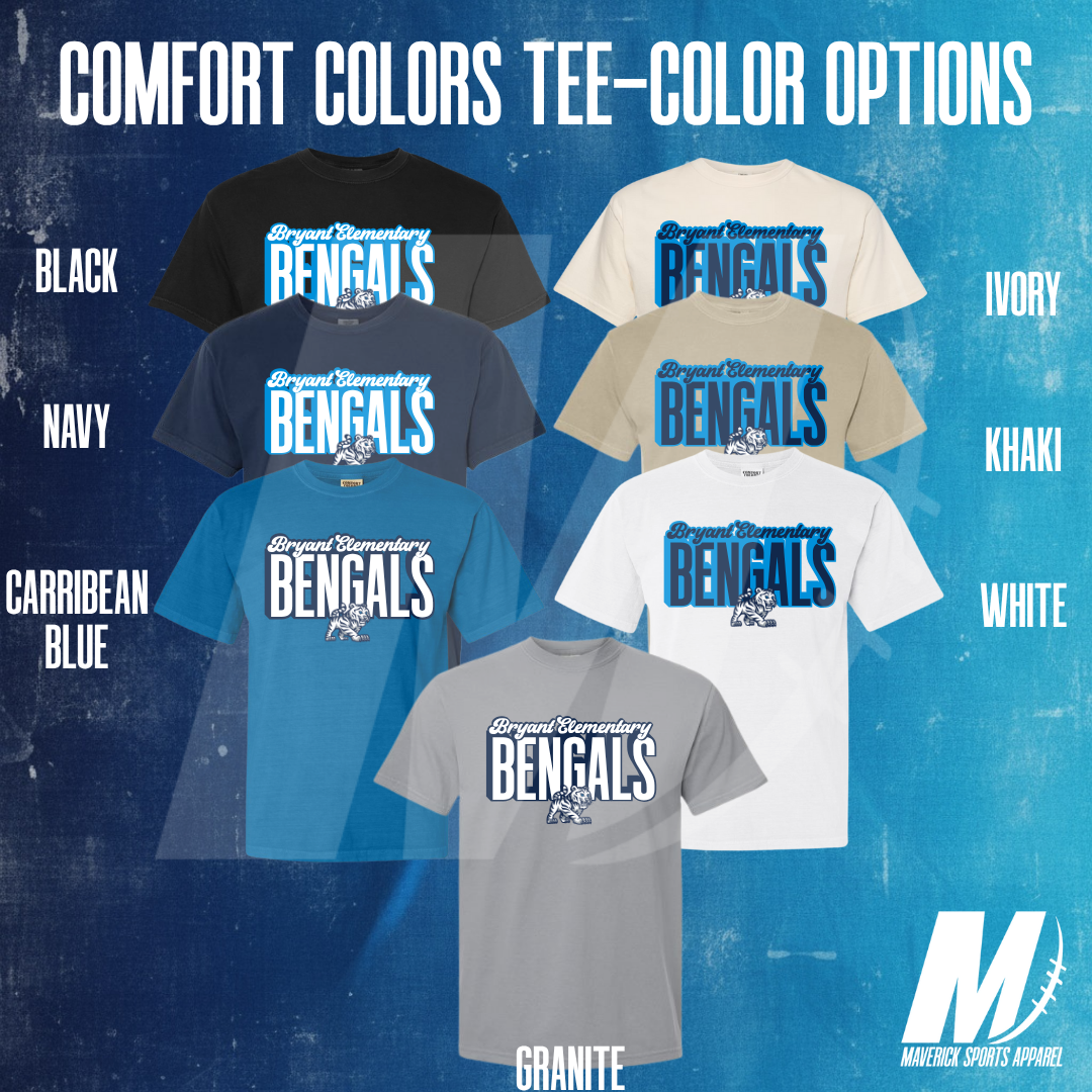Bryant Bengals Block Script – Comfort Colors® Tee