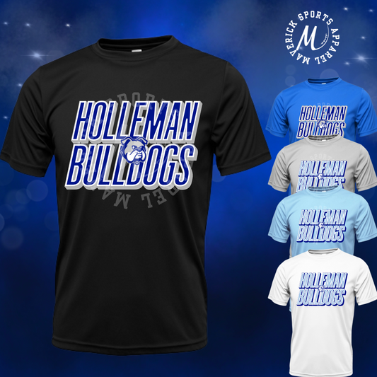 Holleman Elementary Bulldogs Stacked Mascot Tee – Xtreme Tek Dri-Fit