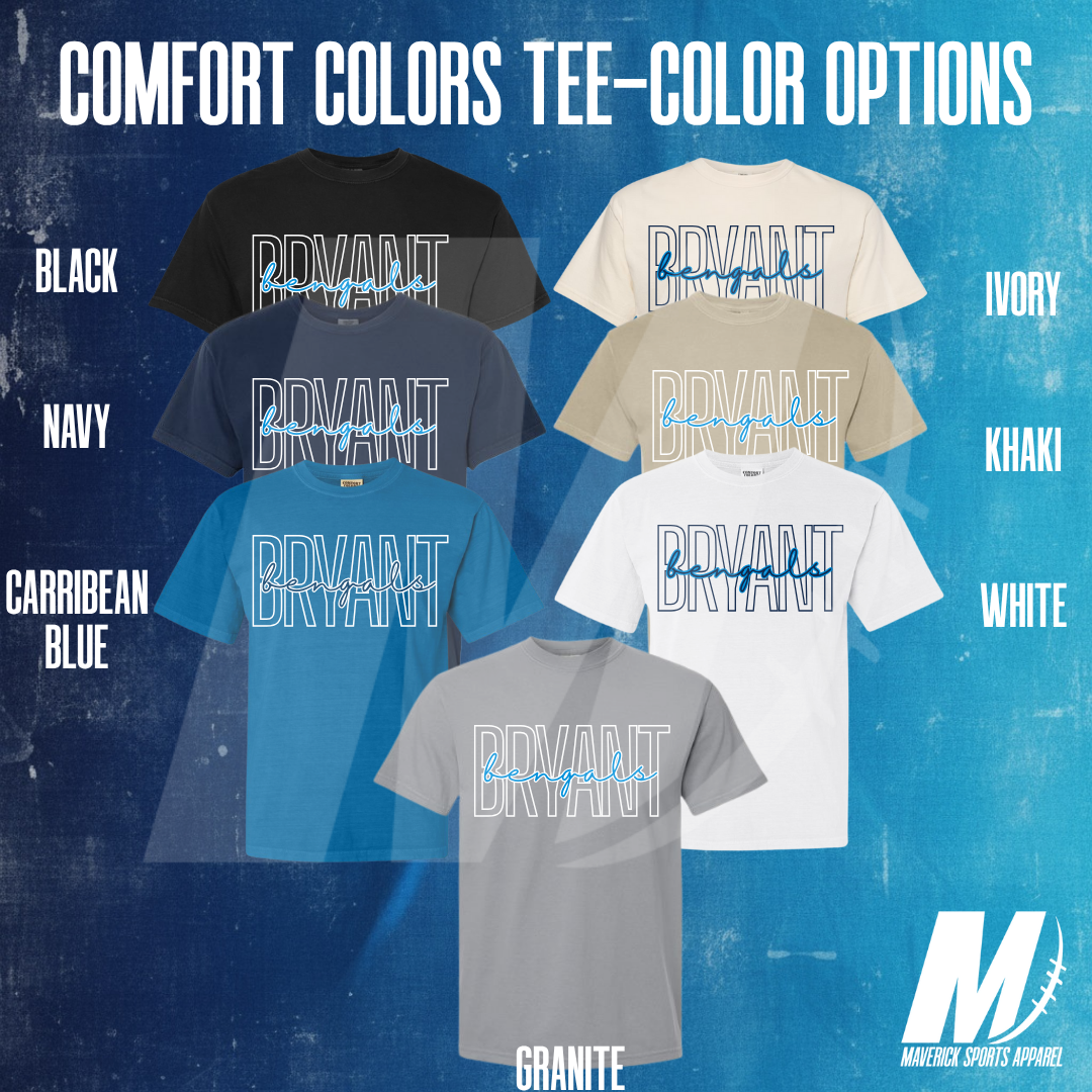 Bryant Bengals Neon Outline – Comfort Colors® Tee