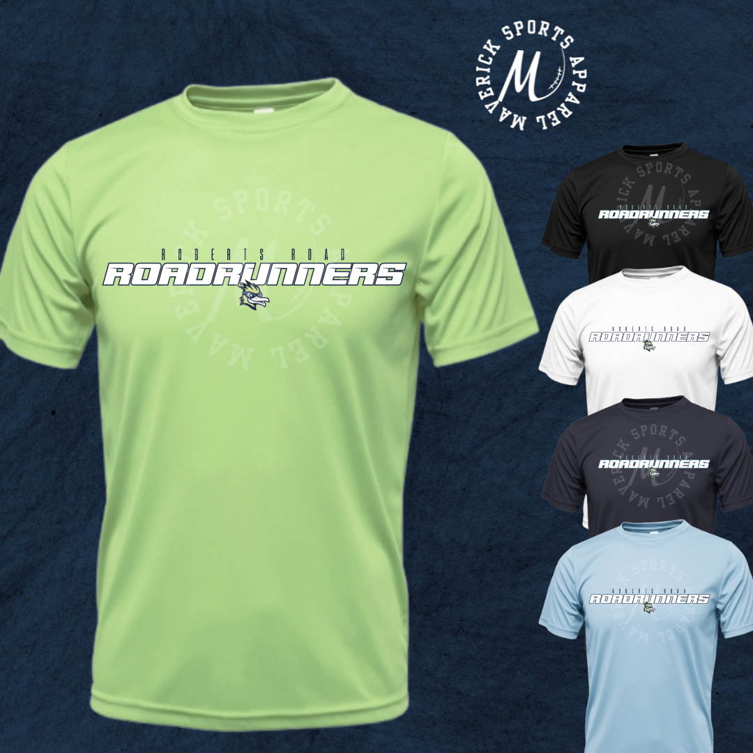 Roberts Road Elementary Roadrunners Block Letter Tee – Xtreme Tek Dri-Fit
