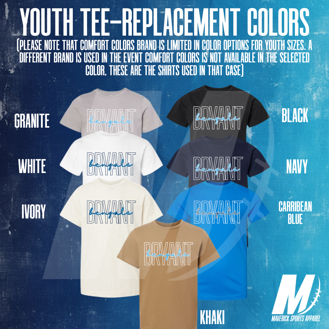 Bryant Bengals Neon Outline – Comfort Colors® Tee