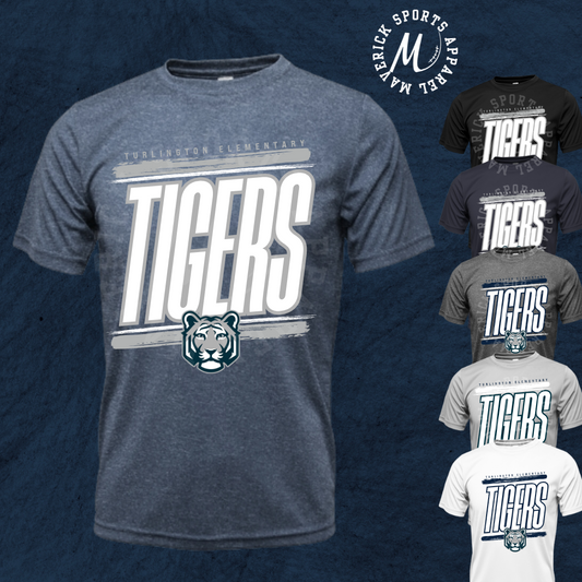 Turlington Elementary Varsity Tigers Tee – Xtreme-Tek Dri-Fit
