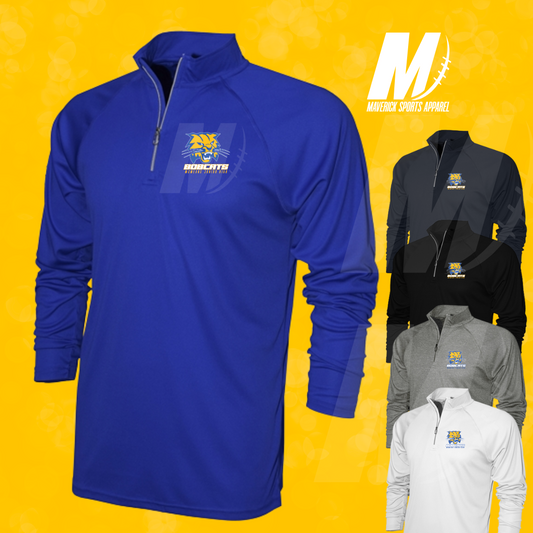 McMeans Bobcats XT 4 Runners 1/4 Zip Pullover