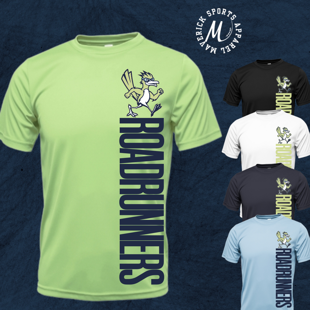 Roberts Road Elementary Roadrunners Vertical Mascot Tee – Xtreme-Tek Dri-Fit