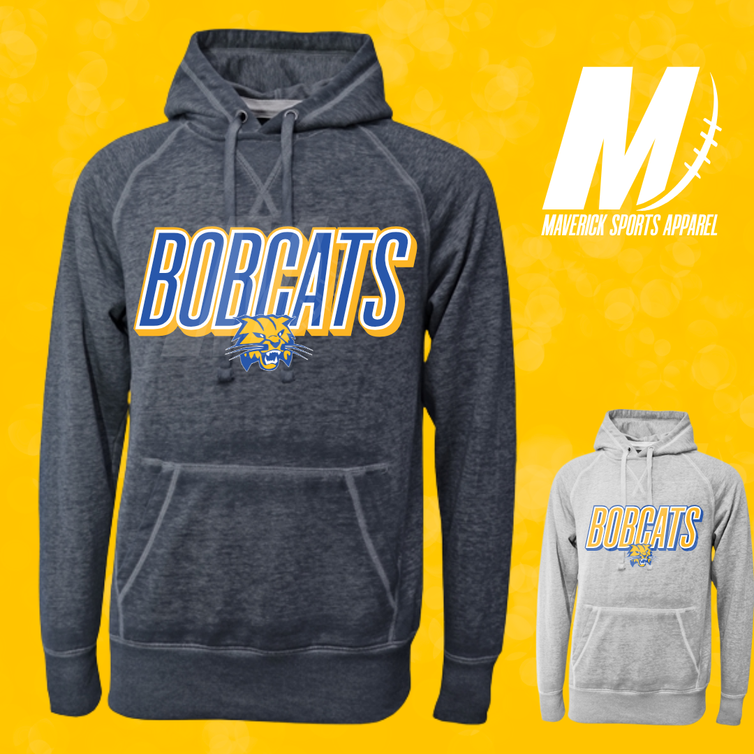 McMeans Bobcats Adult Burnout Hoodie