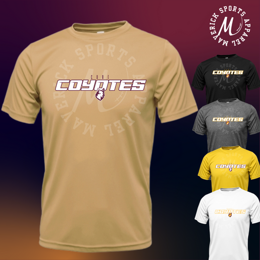 Cure Elementary Coyotes Block Letter Tee – Xtreme Tek Dri-Fit