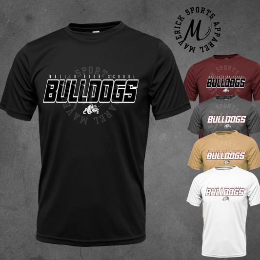Waller High School Bulldogs Block Letter Tee – Xtreme Tek Dri-Fit