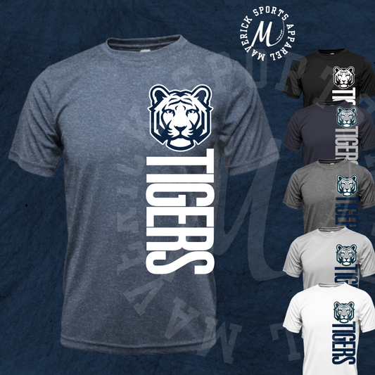 Turlington Elementary Tigers Vertical Mascot Tee – Xtreme-Tek Dri-Fit