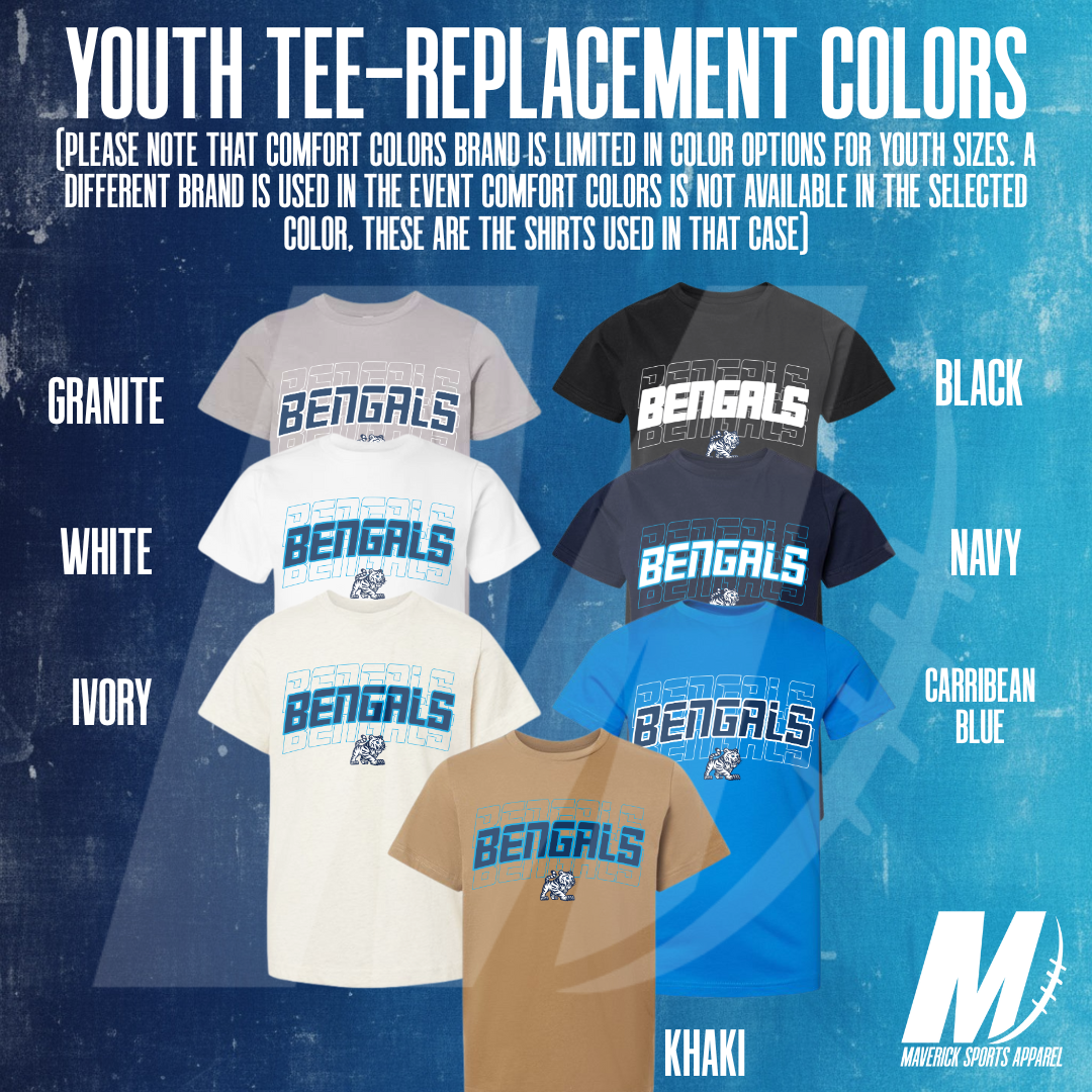 Bengals Stacked Comfort Colors® Tee